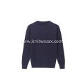 Men's Knitted Ottoman Stitch Stretchable Slim Fit Pullover